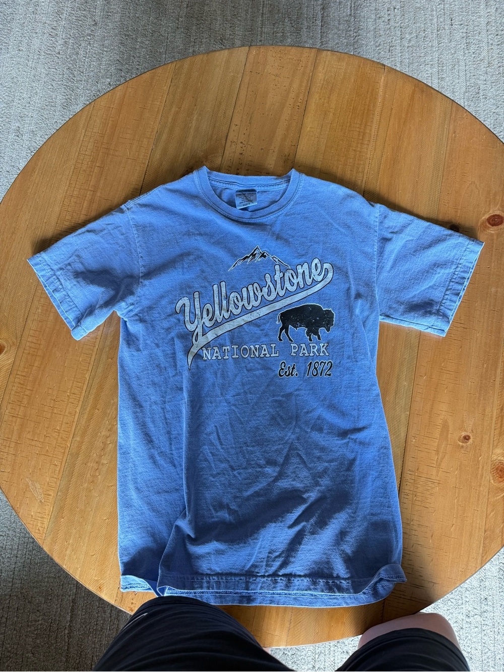 Comfort Colors Light Blue T-Shirt with Tag